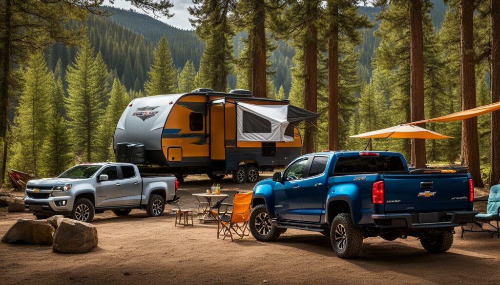 family-friendly travel trailers Chevy Colorado